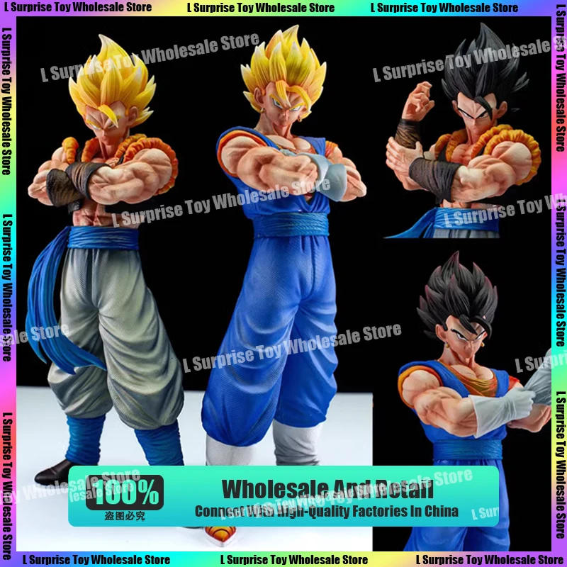 In Stock Dragon Ball Z Shf Super Saiyan Ssj Gogeta Vegetto Anime Action Figures Statue Collection Decorate Model Toys Gifts