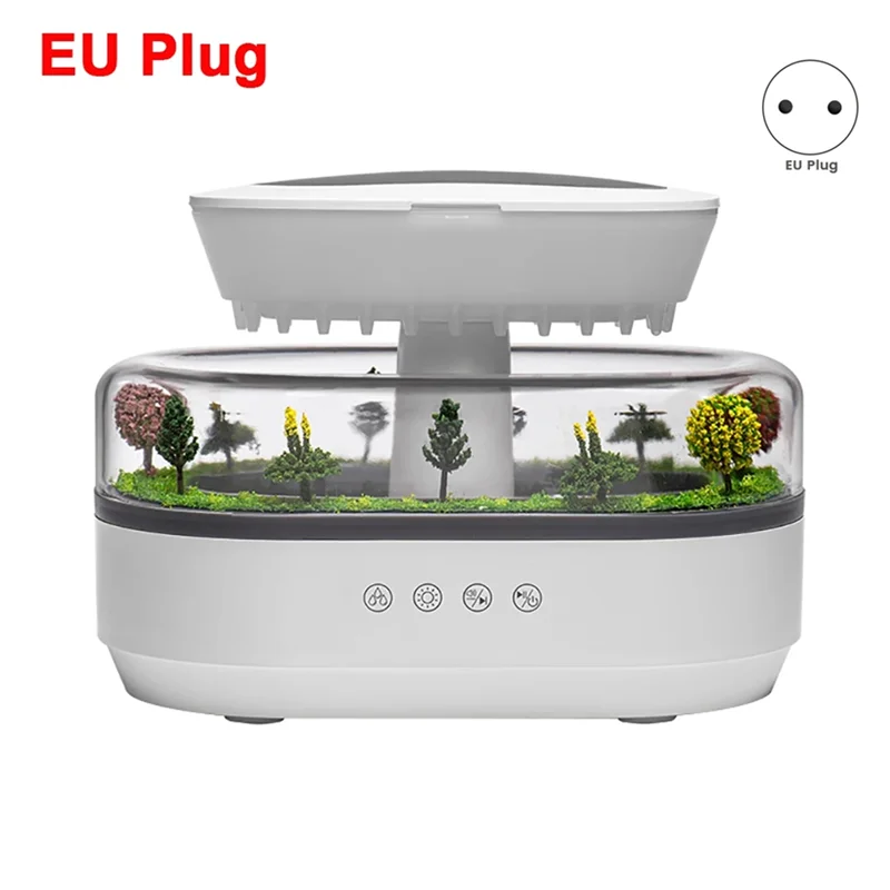 【PARTY】Mist Humidifier Raindrop Air Humidifier Essemtial Home Oil Fragrance Diffuser EU Plug