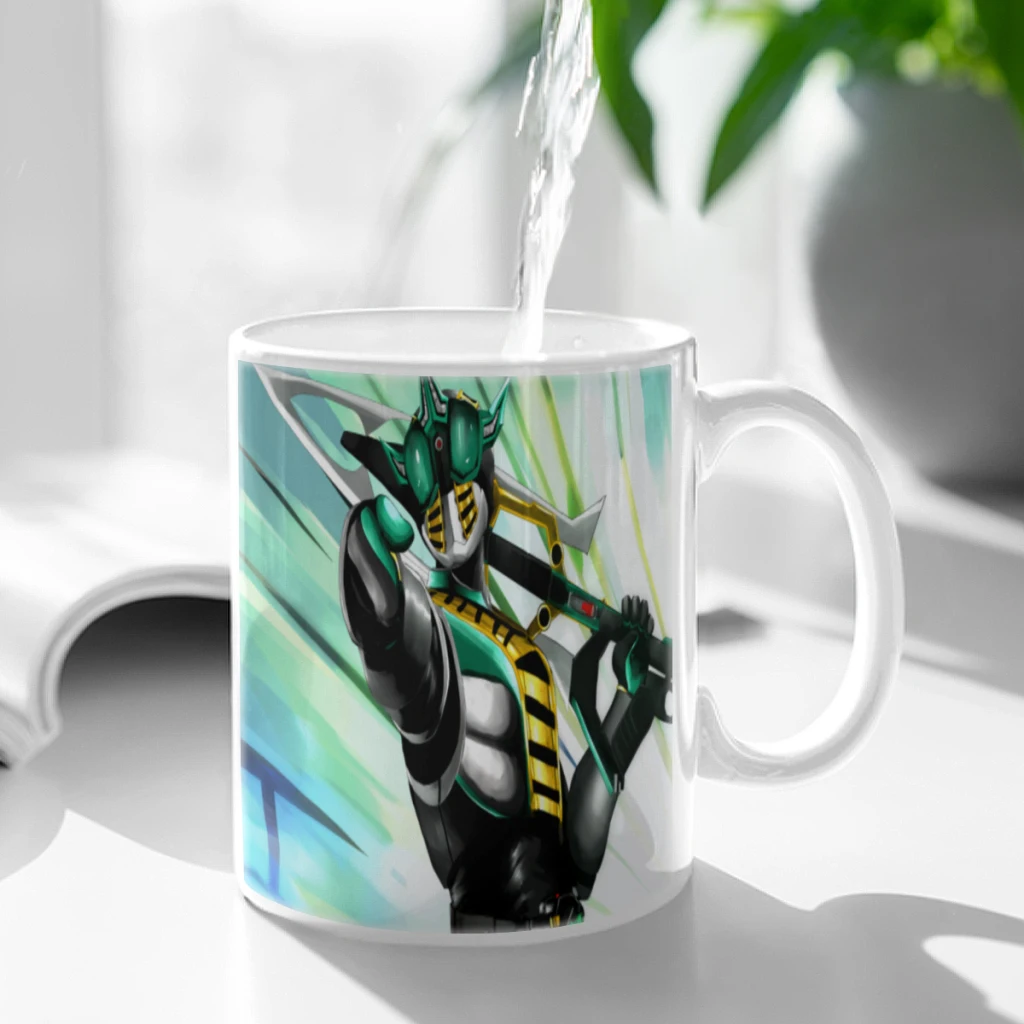 

Kamen Rider Coffee Mug 11oz Fun Ceramic Coffee Tea Cocoa Cup Handle Tea Drink Cup