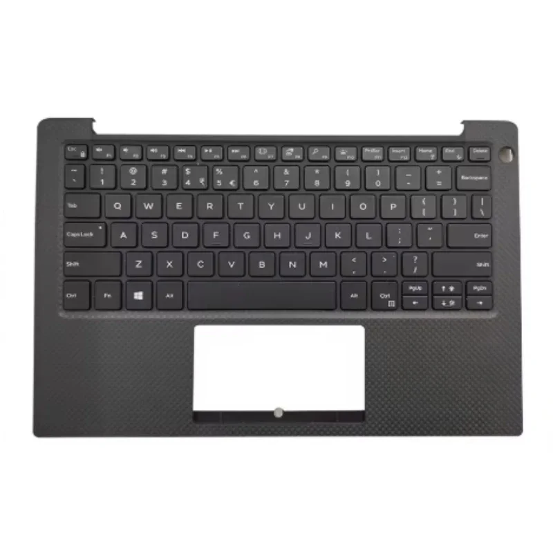 New For XPS 13 9370 9380 7390 9305 Laptop Upper Case Palmrest Cover C Shell Backlight Keyboard 0KPRW0