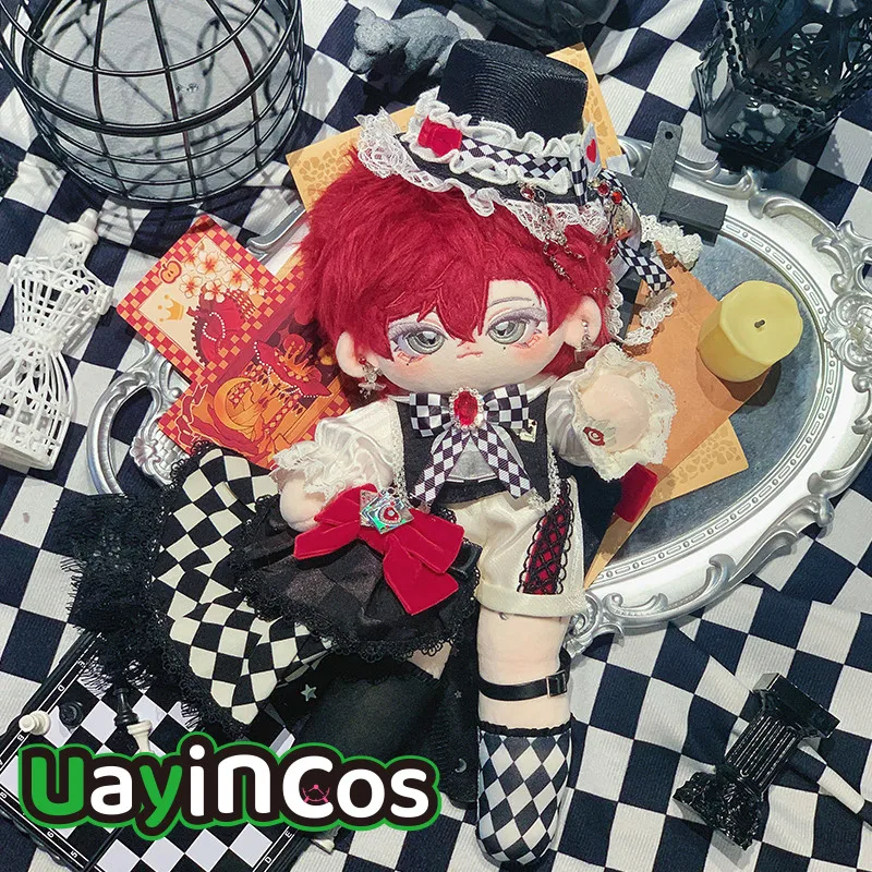 

25cm 30cm Doll Clothes Court Magician Bow Shirt Pants Bow Tie Socks Ear Clip Clothing Costume Suit Accessories Anime Game Toy Ki