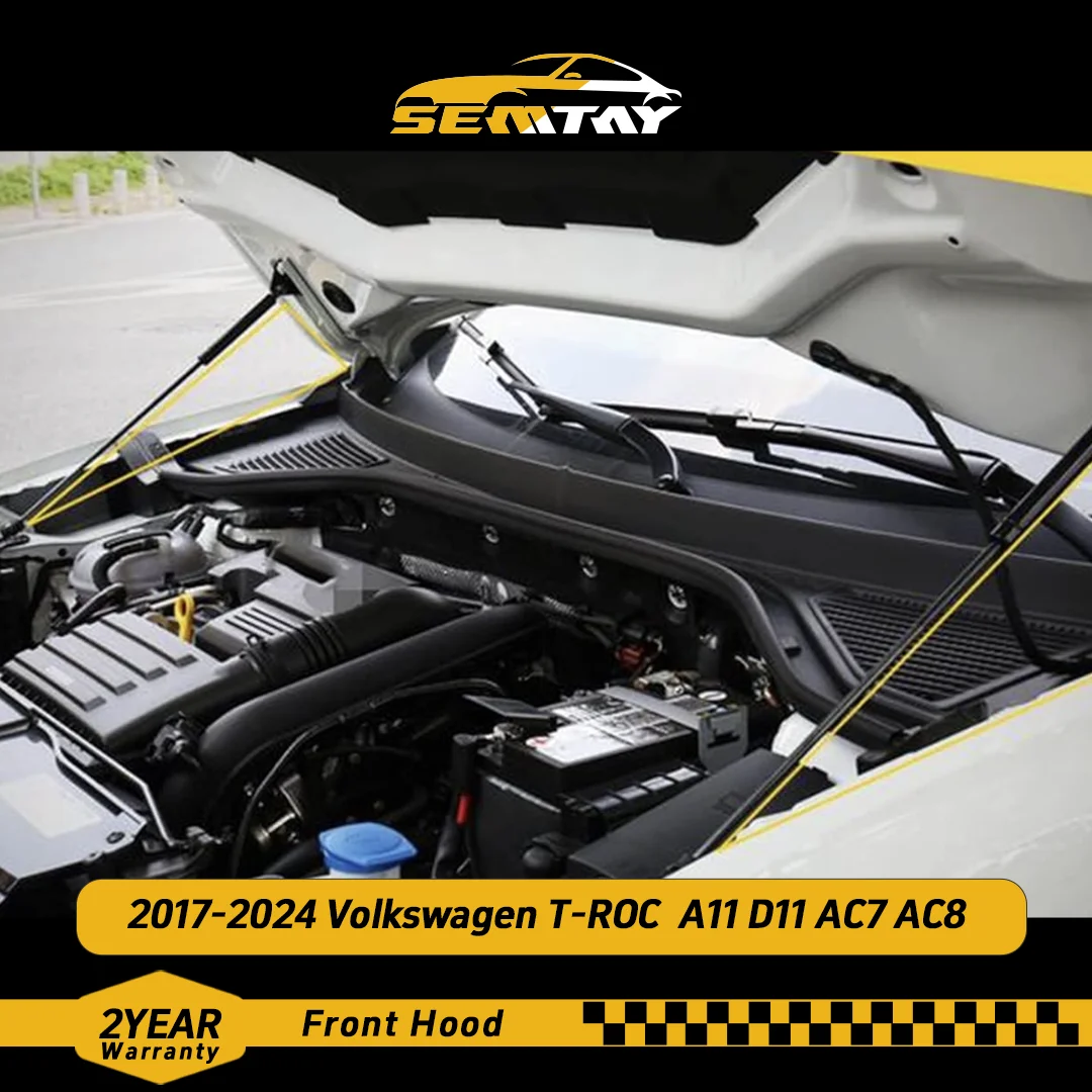 

Стойки капота SEMTAY, совместимые с Volkswagen T-ROC A11 D11 AC7 AC8 2017-2024 гг., амортизаторы подъема капота