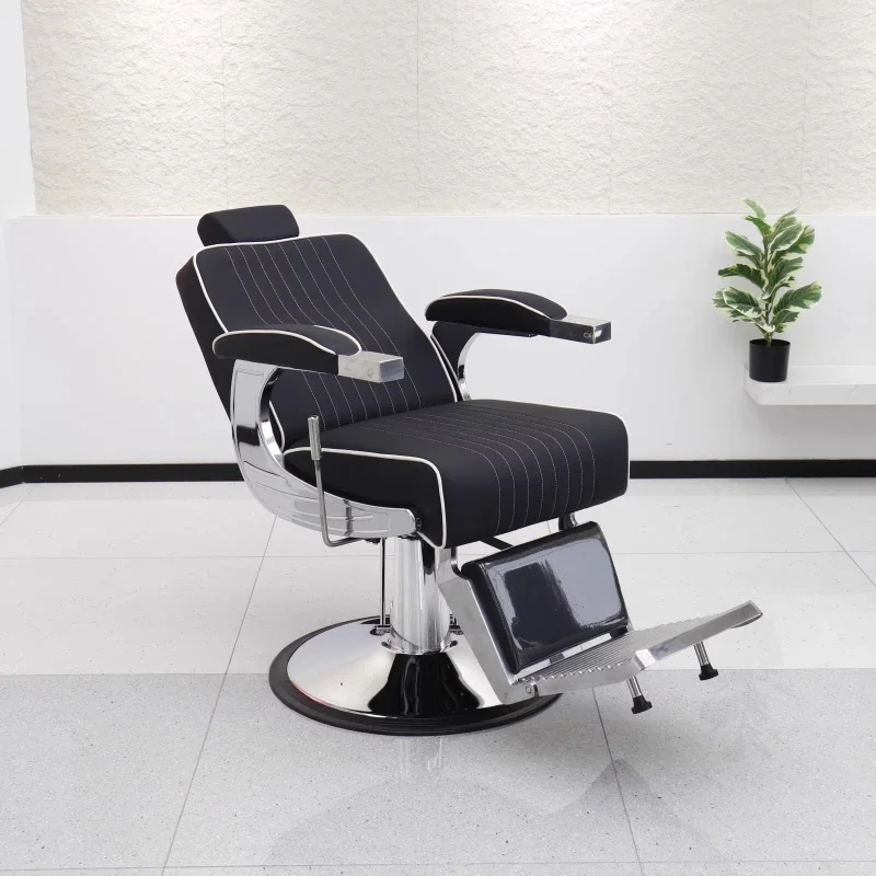 

Современное простое парикмахерское кресло, кресло для стрижки с подставкой для ног, роскошное кресло для салона красоты, вращающееся, с подставкой для ног, мебель для салона