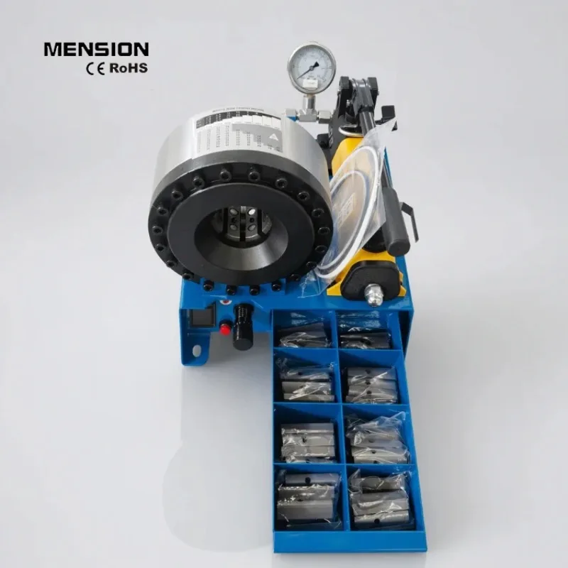 1 Inch Hydraulic Hose Crimping Machine for Tractor Excavator Loader Repair