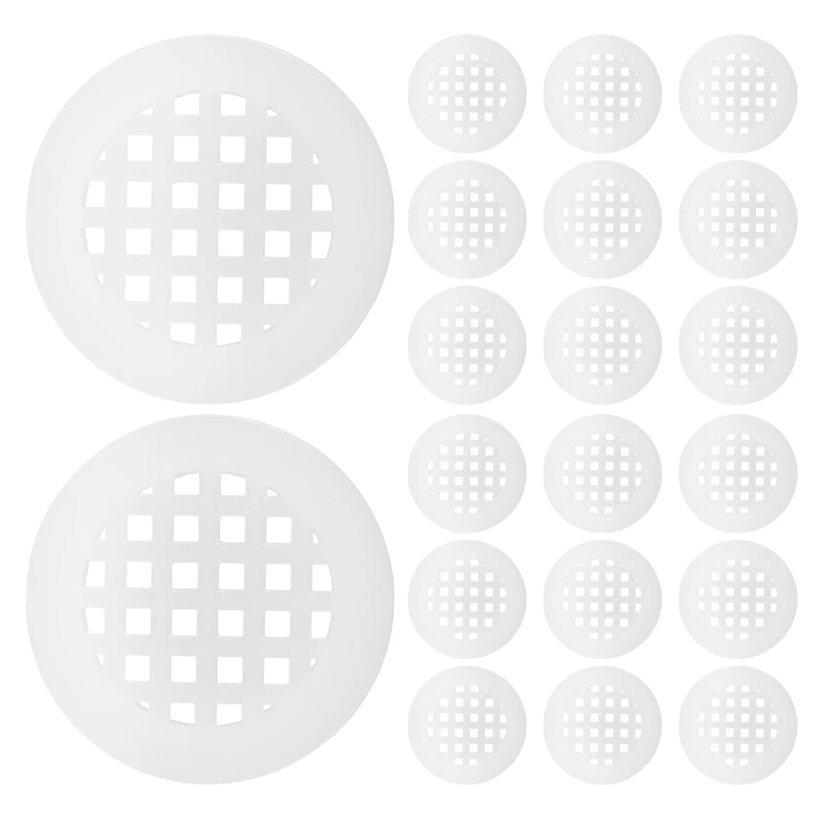 캐비닛용 20개 라운드 통풍구 연속 공기 순환 유지 관리가 쉬운 옷장 신발장 주방용 통풍구 커버