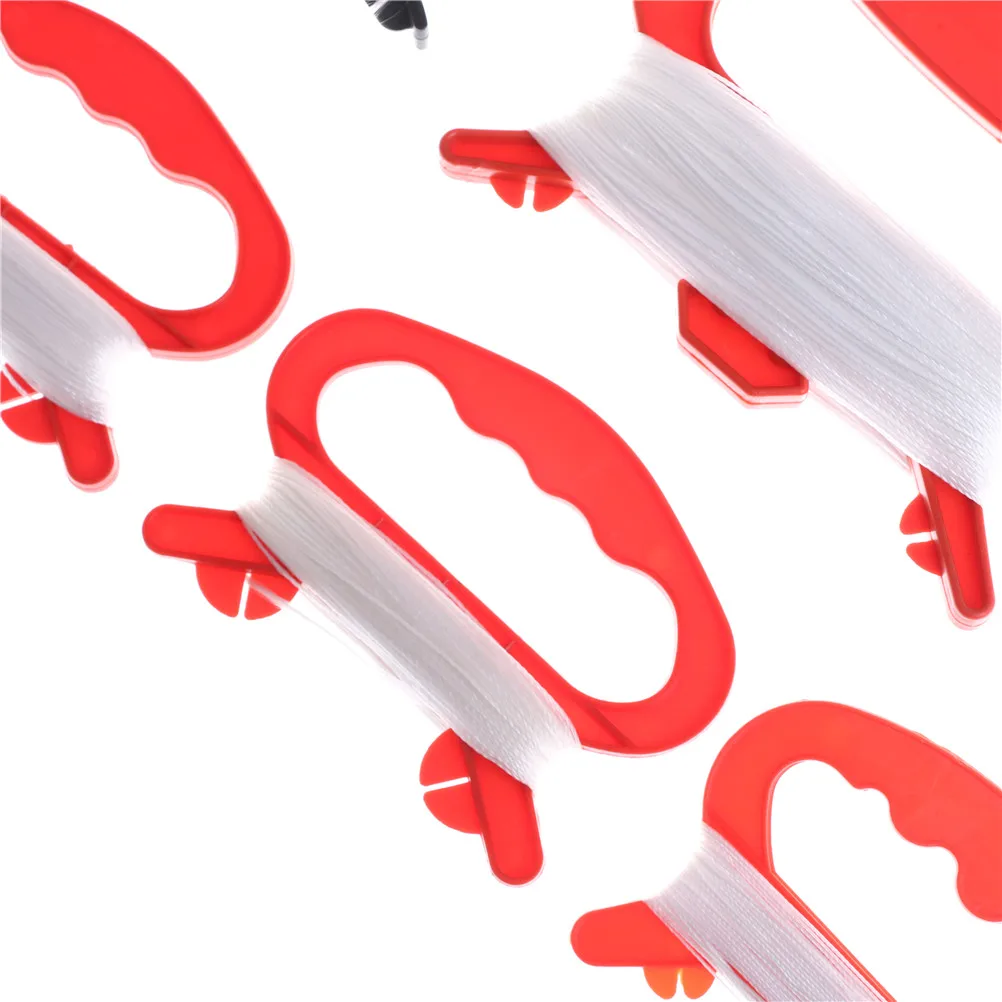 Kinder Outdoor Sport Witte Vlieger Kite String Line D-Vorm Winder Board Tool