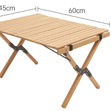 

Outdoor table Wooden folding table and chair set outdoor dining table