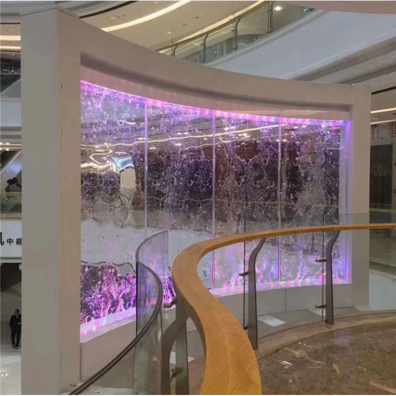 

Customize.Custom Bubble Wall Feature Design Color Changing Hall Partitions Wall