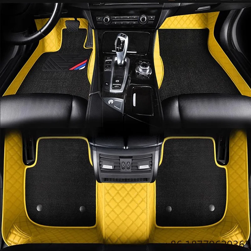 Double Layer Waterproof Car Floor Mats Luxury Coupe & Convertible Fitment
