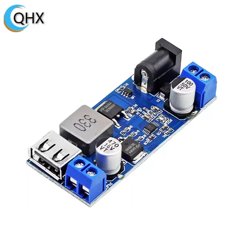 DC-DC 24V/12V to 5V 5A DC power buck converter USB module