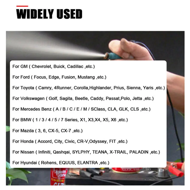 Manuelle Kraftstoff Injektor Reinigung Werkzeuge Automatische Auto Kraftstoff Injektor DIY Power Linie Reinigung Kopf Reinigung Werkzeug Adapter