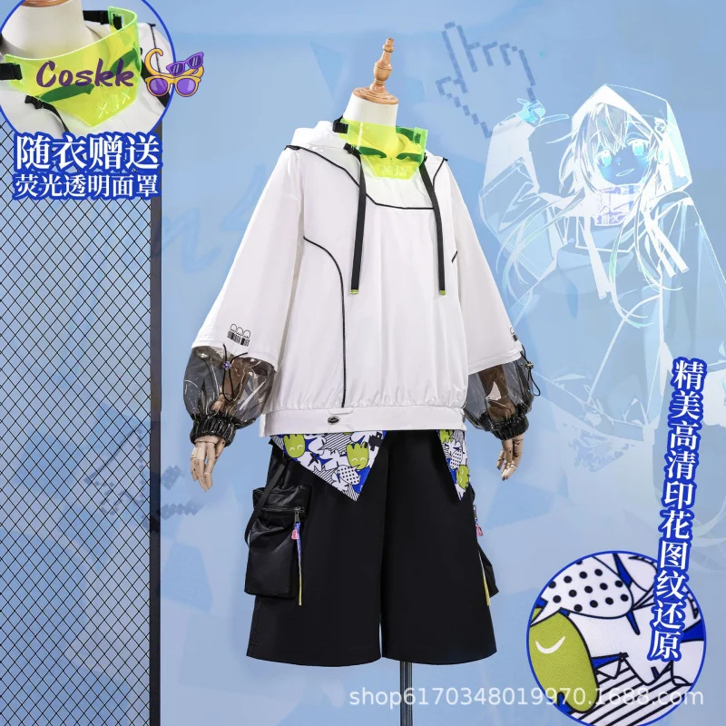 

Game Arknights Mizuki Cosplay Costume Daily Casual Uniform RolePlay Halloween Carnival Party Women Men Outfit