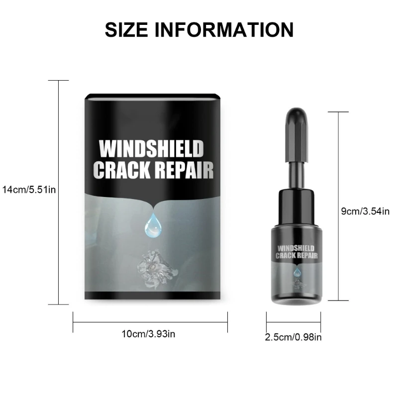 Upgrade Windshield Crack Repair Car Windshield Crack Repair Fluid Window,Cracks Gone Glass Repair Windscreen Tool