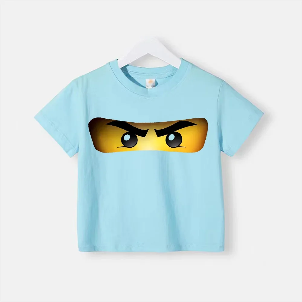 Lego Printed Summer Children Teen T Shirts Baby Tee Top Cotton Boys Girls Clothes Casual Doll Round Neck Short Sleeve T-shirt