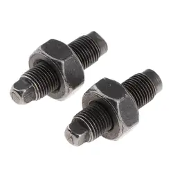 2 Pcs Motorycle Engine Valve Adjusting Screws & Nuts for 50-125cc ATV QUAD Dirt Bike Motorbike Aluminum Alloy Rocker Arm Screw