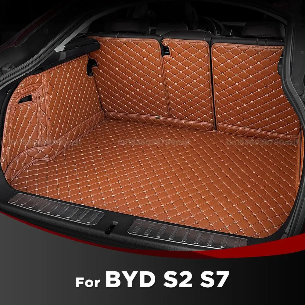 

For BYD S2 2019 S7 2015-2017 Auto Full Coverage Trunk Mat Car Anti-dirty Pad Protective Pad Cargo Liner Interior Accessories