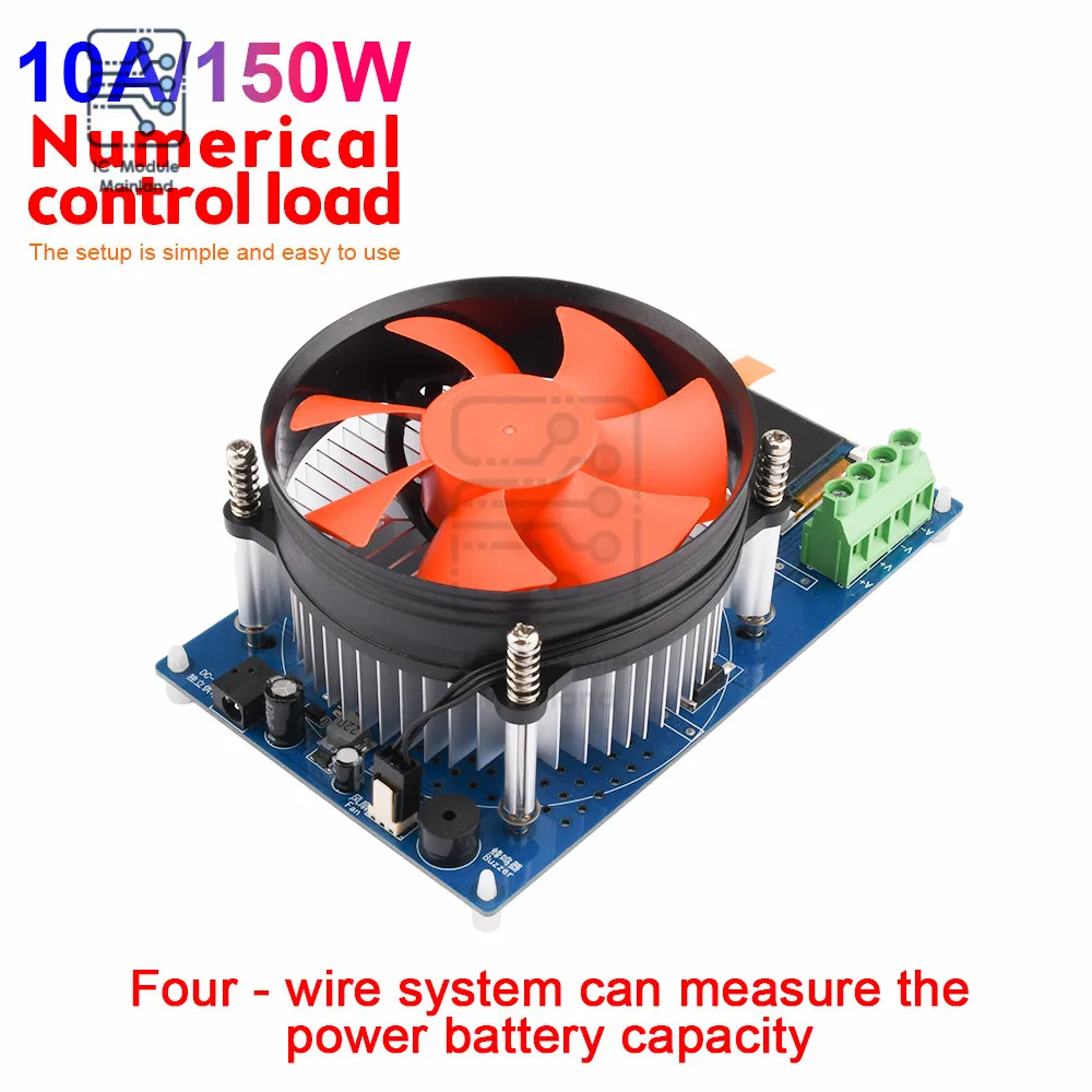 150W DTL150 TFT 1,77-2,4-calowy kolorowy ekran CNC Elektroniczny tester obciążenia Rezystor USB Regulowany moduł stałego prądu