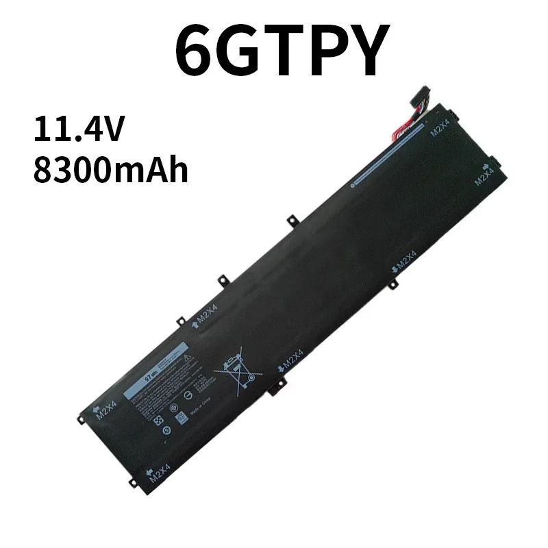 6GTPY Laptop Battery for Dell XPS 15 9560 9570 9550 7590 Precision 5520 5530 Vostro 7500 i7-7700HQ 5D91C GPM03 4GVGH 1P6KD