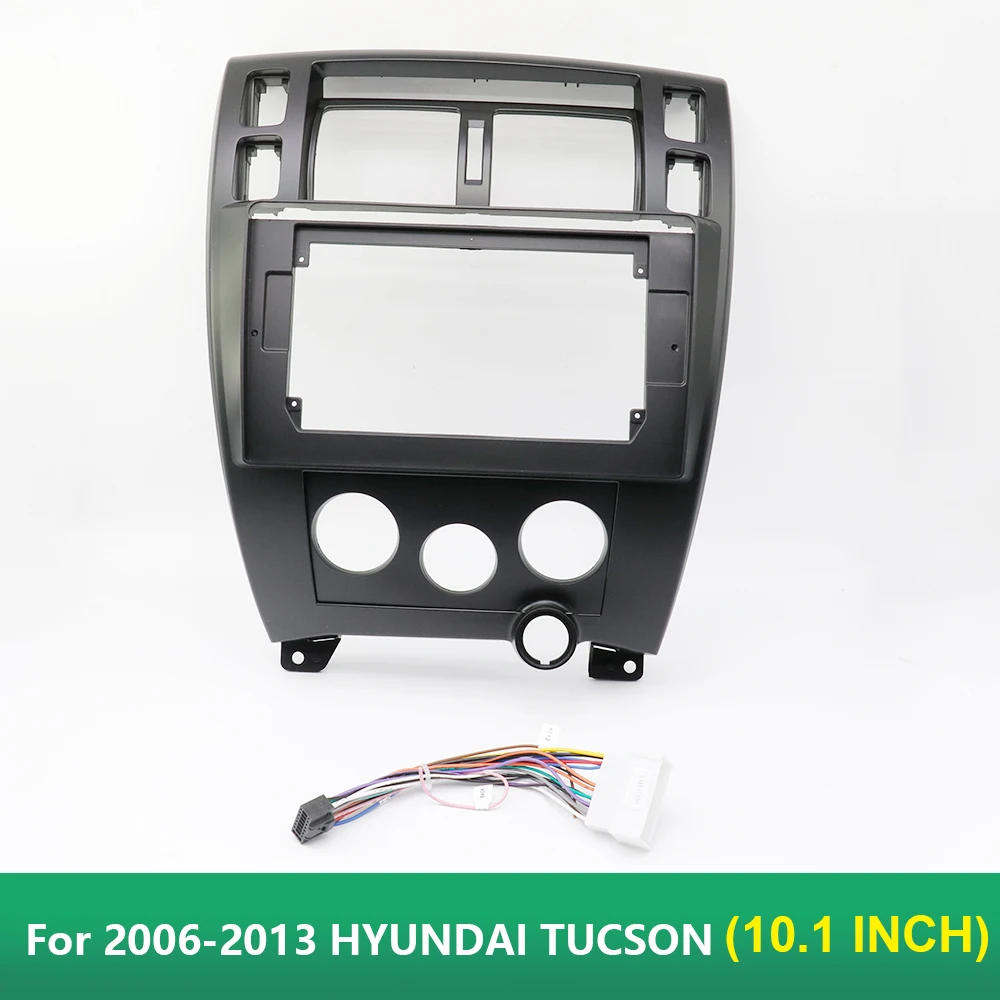 For 2006-2013 HYUNDAI TUCSON (10.1INCH)Car Radio Fascias Android GPS MP5 Stereo Player 2 Din Head Unit Panel Dash Frame Installa