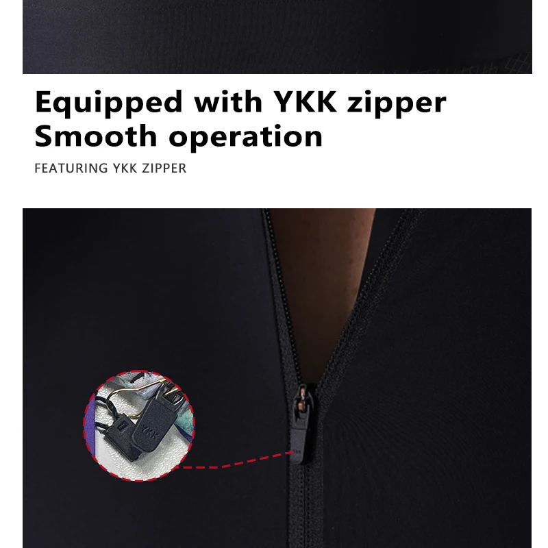 MKEW Sommer Herren Pro Radsporttrikot Atmungsaktive MTB Kurzarm-Fahrradbekleidung mit Taschen für Mountainbike und Rennrad – Detail 10