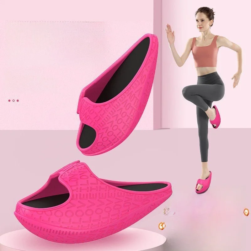 Sport Yoga Auxiliary Shake Shoes Large Size Pilates Stretching Home Abdomen Tightening Slippers for Teenagers under 50 Yuan