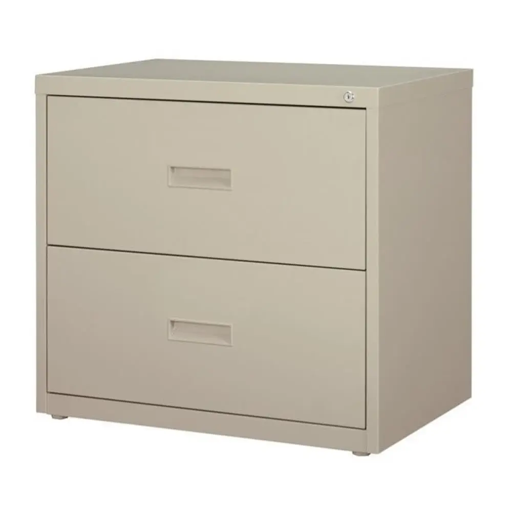 30-in Wide Metal 2 Drawer Lateral File Cabinet Light Gray, Customized