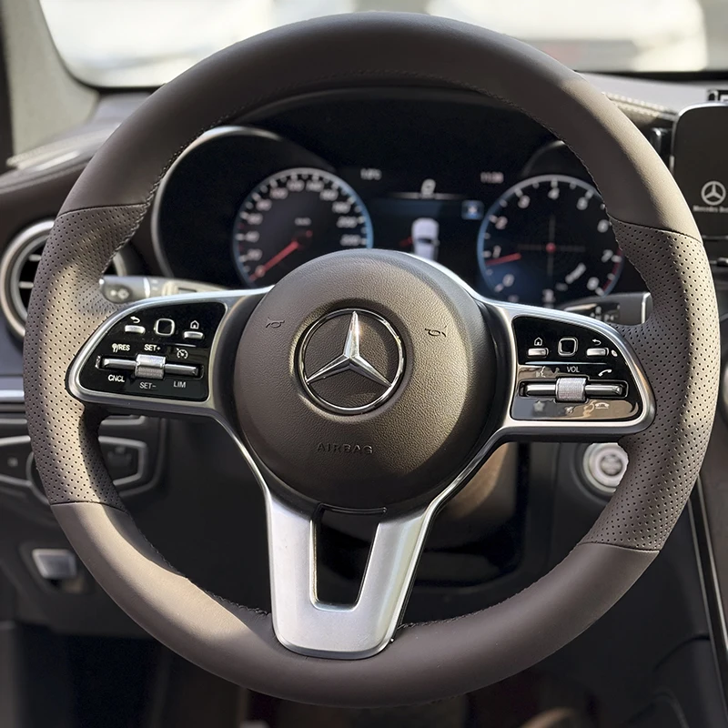 

Подходит для ручных чехлов на руль Mercedes-Benz GLC260, E300, GLE, GLA и GLB, которые пришитые вручную.