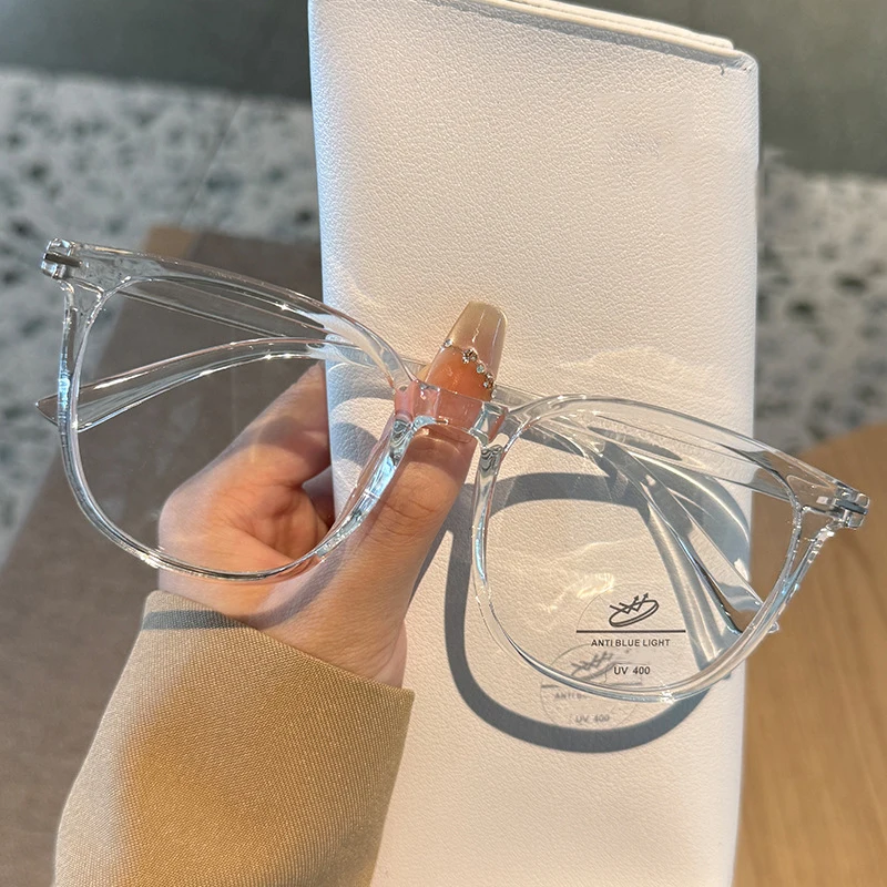 إطار نظارات قصر النظر العصري للنساء يمكن أن يتطابق مع إطار كبير مع إطار عدسة وجه عيون مربع صغير MH9025 #5