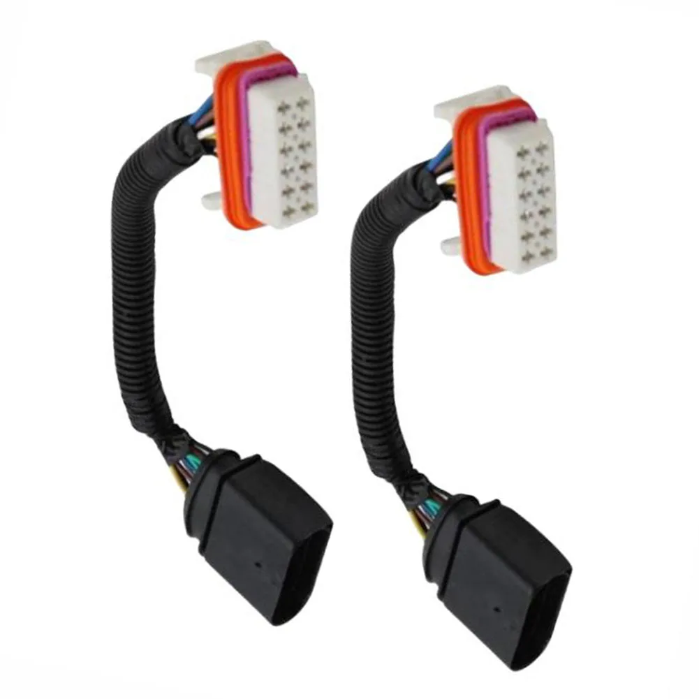 

Replacement Headlight Wiring Harness Adapter 2PCS for For Touareg 2004 2007 7L6971071A Electrical Connector Set for Vehicle