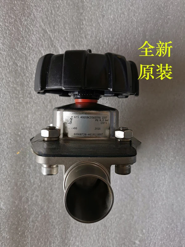 Manual diaphragm valve 673 25D86C 59C DN25 DN40 DN50 316 welding chuck