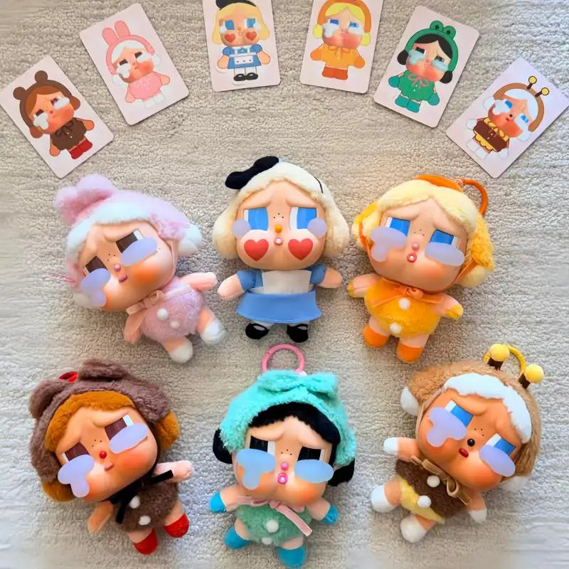 

Original POPMART Crybaby Crying Again Series Figures Vinyl Face Doll Toy Crybaby Animal Pendant Dolls Keychain Birthdays Gift