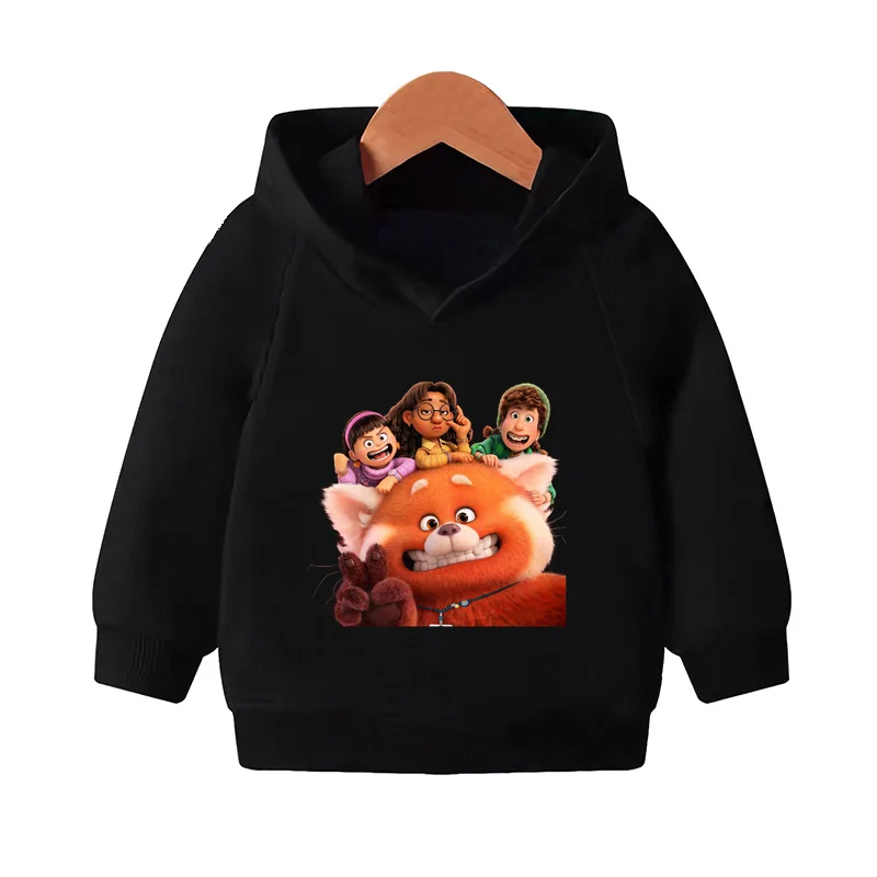 

Turning Red Panda Mei Lee Print Cartoon Kids Hooded Hoodies Autumn Boys Girls Clothes Children Sweatshirts Baby Pullover Tops