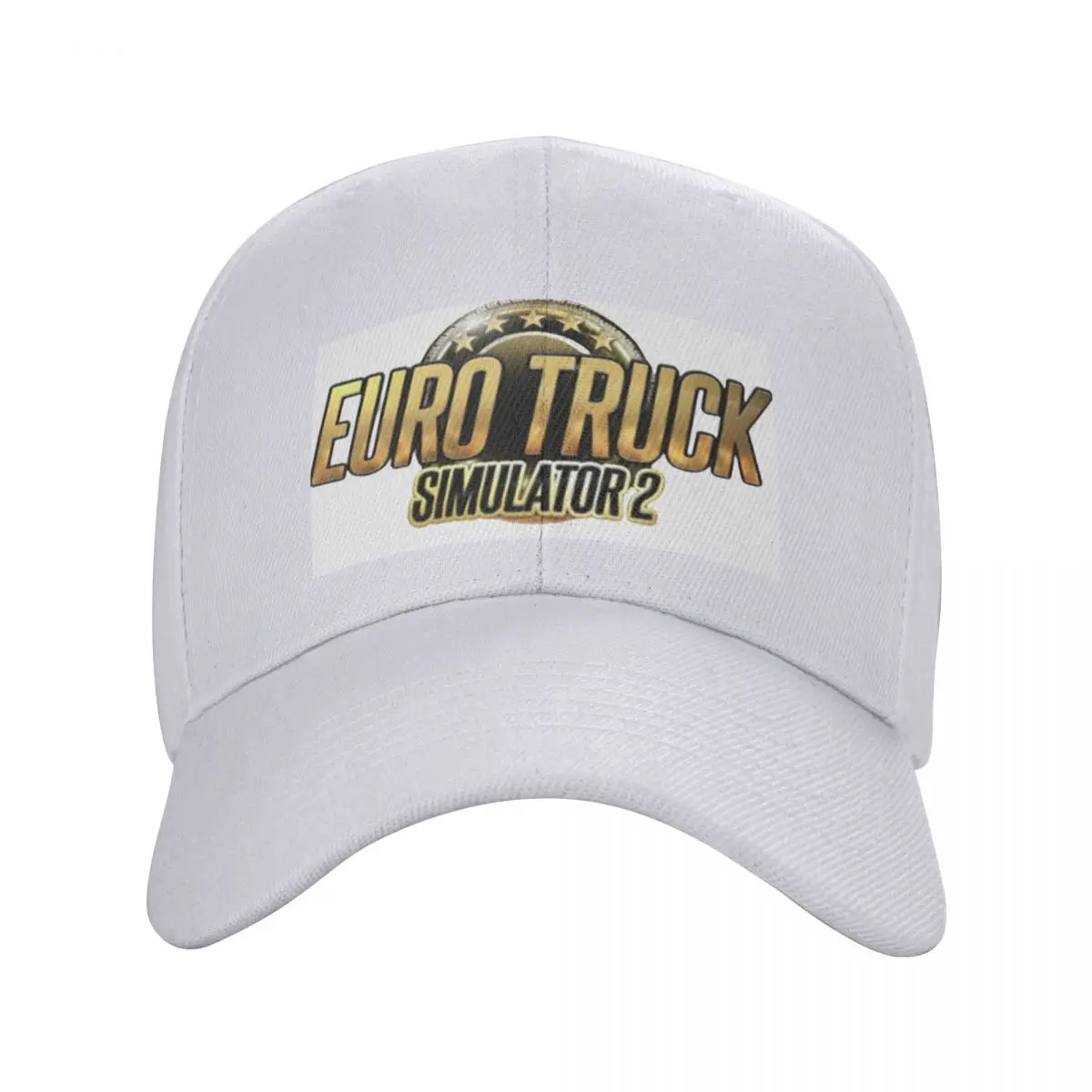 Euro Truck Simulator 2 Lovers white Cap Baseball Cap baseball cap gentleman hat Ladies hat Men's