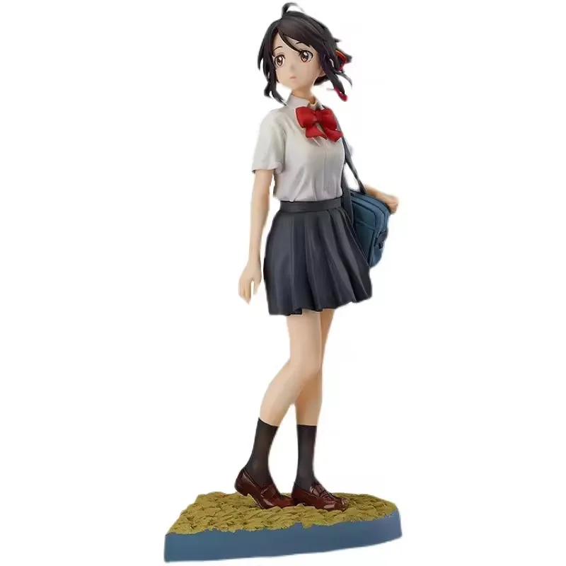 Figurine de Couple avec votre nom, modèle Miyamizu Mitsuha Tachibana Taki, décoration de bureau, ornement de voiture, cadeaux de noël pour enfants