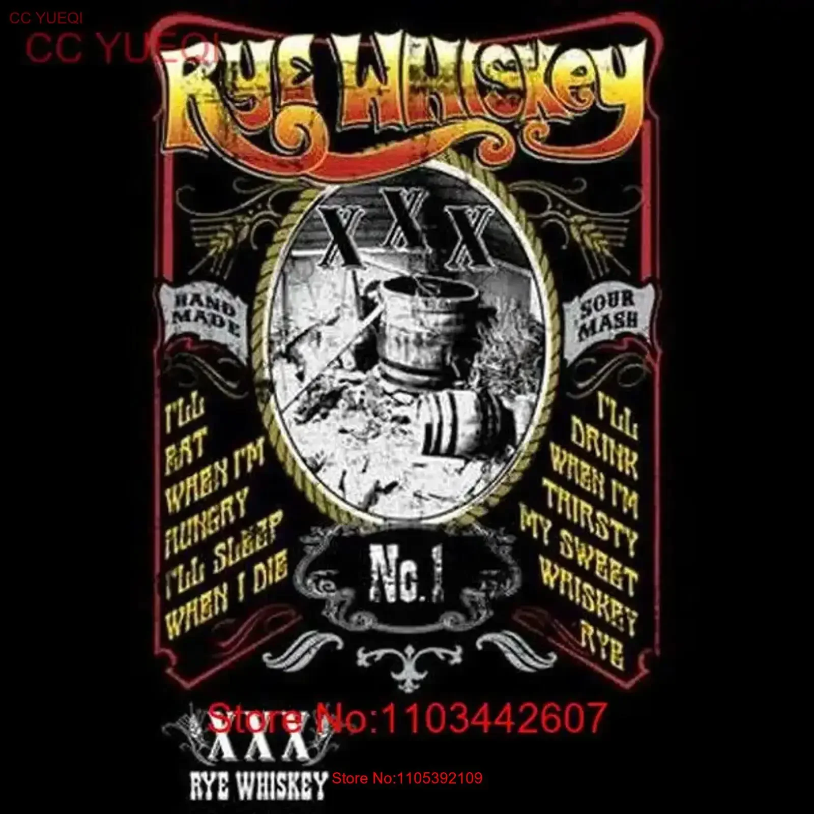 Rye Whiskey T Shirt You Moonshine Choose Style Size Color Up To 4XL 10394 vintage Washed Soft Versatile Unisex Comfortable