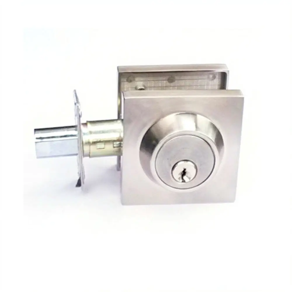 For Hmd Zinc Alloy Door Deadbolt Invisible Handleless Privacy Lock Simple Interior Wooden Door Auxiliary Security Latch Hardware
