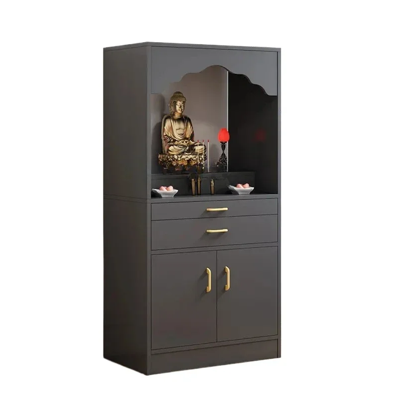 Buddha Niche Altar Household Minimalist Buddha Shrine Shrine Rack Economical God Position Worship Table God of Wealth Cabinet