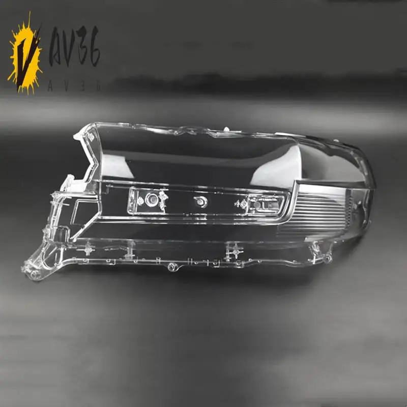 

AV36-Car Headlight Lens Cover Head Light Lamp Lampshade Front Light Shell For Toyota Land Cruiser 2016-2018