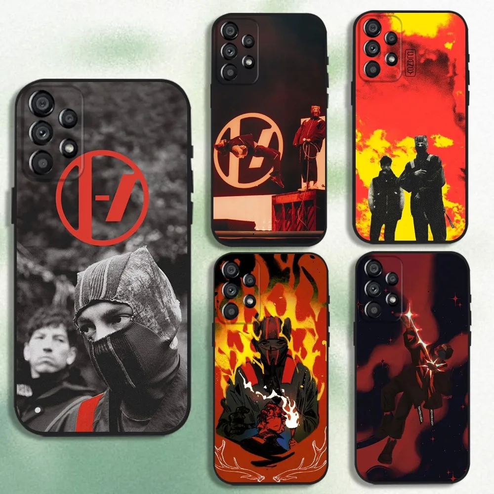 

Twenty One Pilots Clancy Phone Case For Samsung Galaxy A20,A21s,A22,A31,A32,A52,A53,A72,73,A80 Soft Black Cover