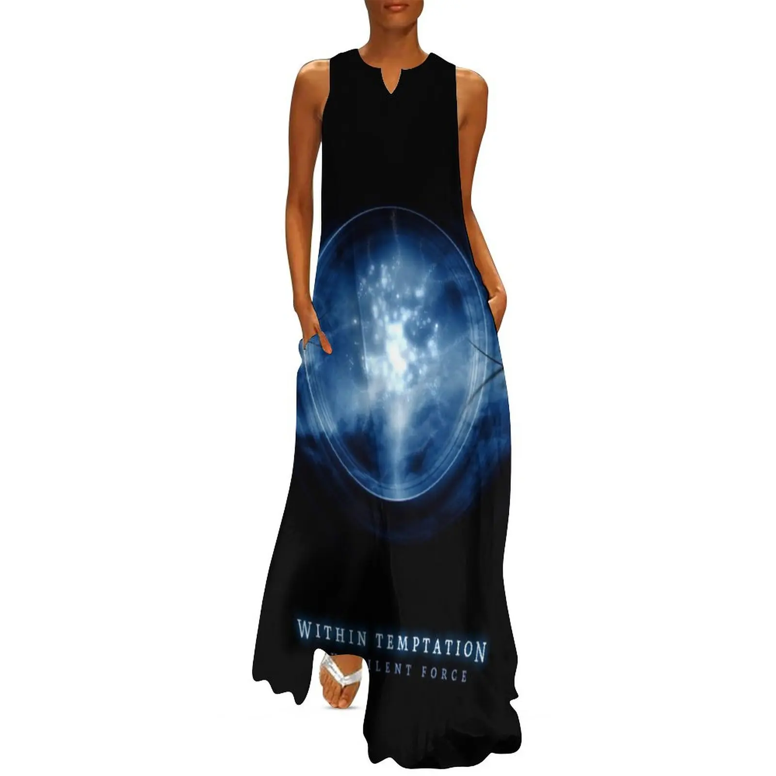 Within Temptation the silent force Long Dress ladies dresses for women 2025 Womens dresses