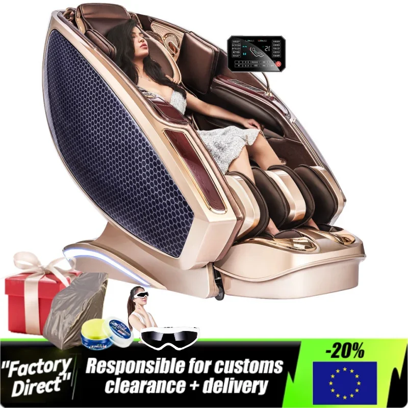 For Jinkairui AI Smart Health Care Shiatsu 4D Massage Chai Full Body Zero Gravity Massage Chair with Bluetooth HiFi Music