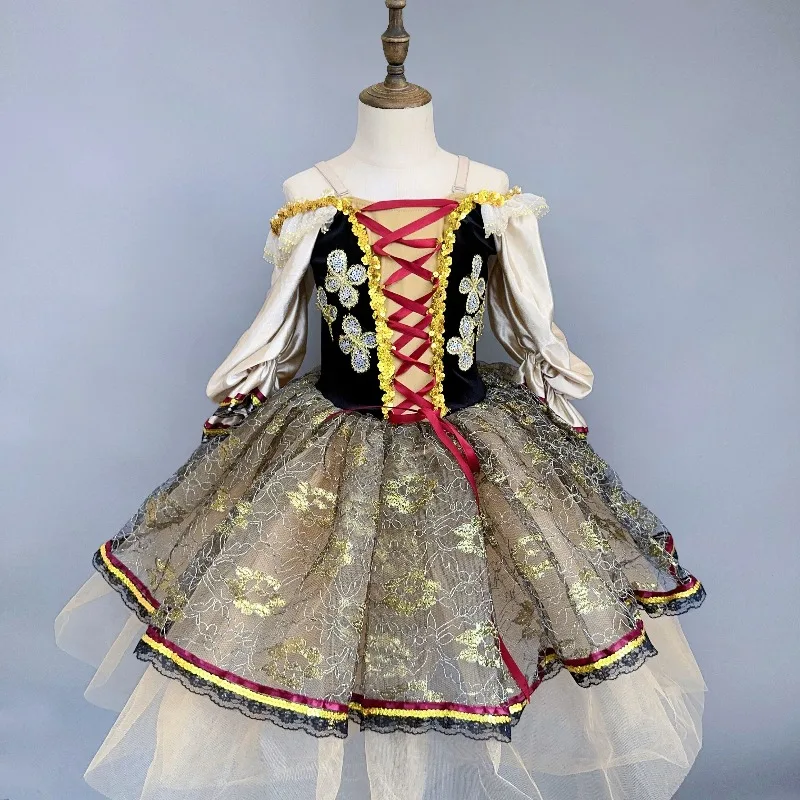 

Girls Princess Dress Ballet Performance Festival Dance Wear Fairy Dress Children Stage Costume Ballet Tutu Dresses Kids Clothes