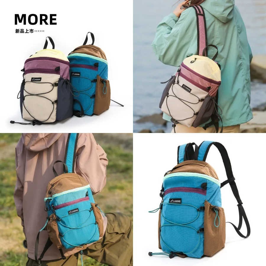 

【Новый стиль】- Рюкзак для альпинизма на открытом воздухе, большой вместимости, в корейском стиле, модный, удобный для походов, ультратонкий, для путешествий.