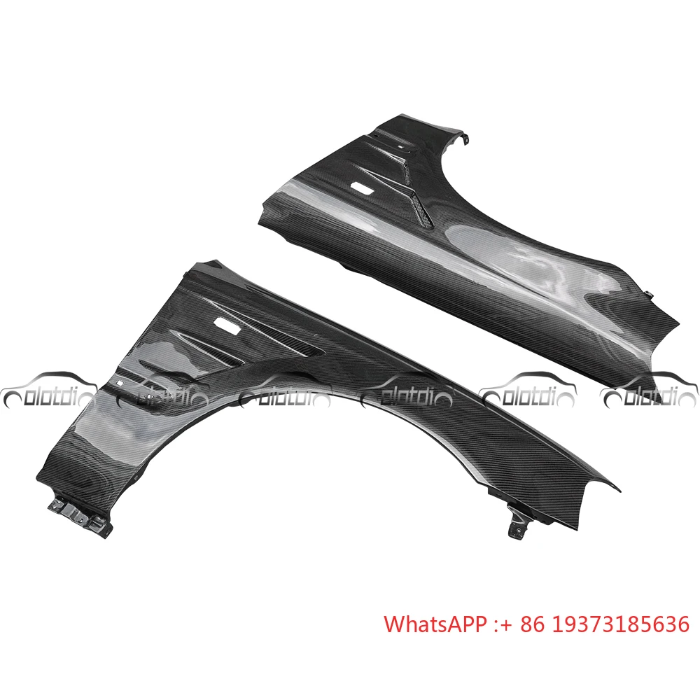 Carbon Fiber Side Bumper Fender Vents Trim with Hole Auto Part for Honda Civic K8 99 1999-2000 Auto Tuning