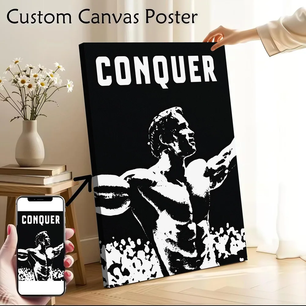 Arnold Schwarzenegger Poster Canvas Wall Art Personalized Print Modern Painting Perfect Gift for Home Decor Ornaments Wand Deko