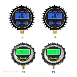 G1/G1/2 Pressure Meter Tire Pressure Gauge Digital Tire Pressure Gauge 0-250Psi Tyre Tire Air Pressure Gauge Mete