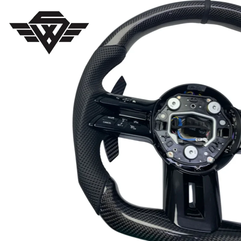 Premium Real Carbon Fiber Steering Wheel  Custom Fit for Mercedes Benz W223 809P  W464 G63 G500 GLK B Class E Class High Quality