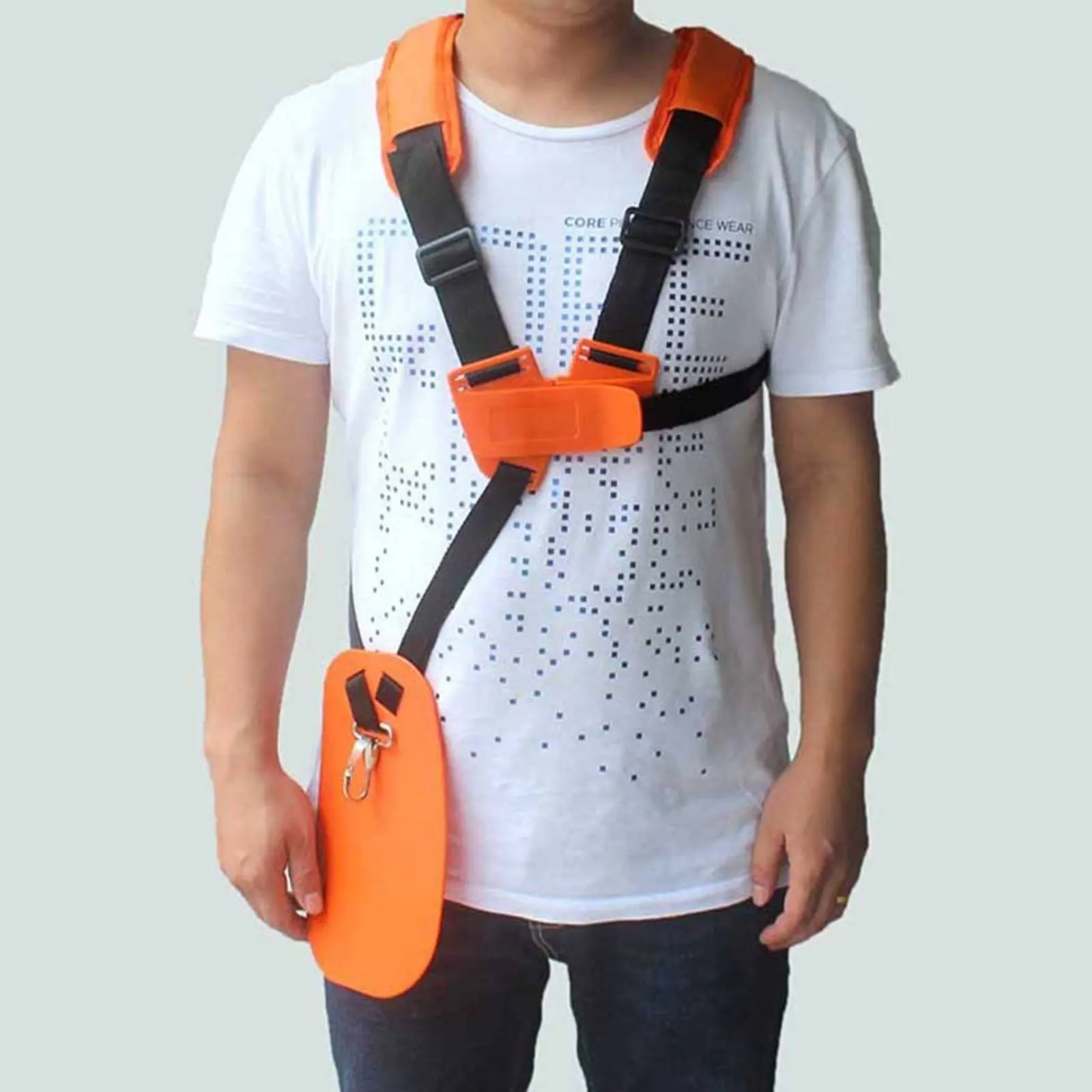 Double Shoulder Trimmer Harness Sturdy Duty Brush Cutter Double Shoulder Strap Vegetation Eater Strap Strap Quick Detach