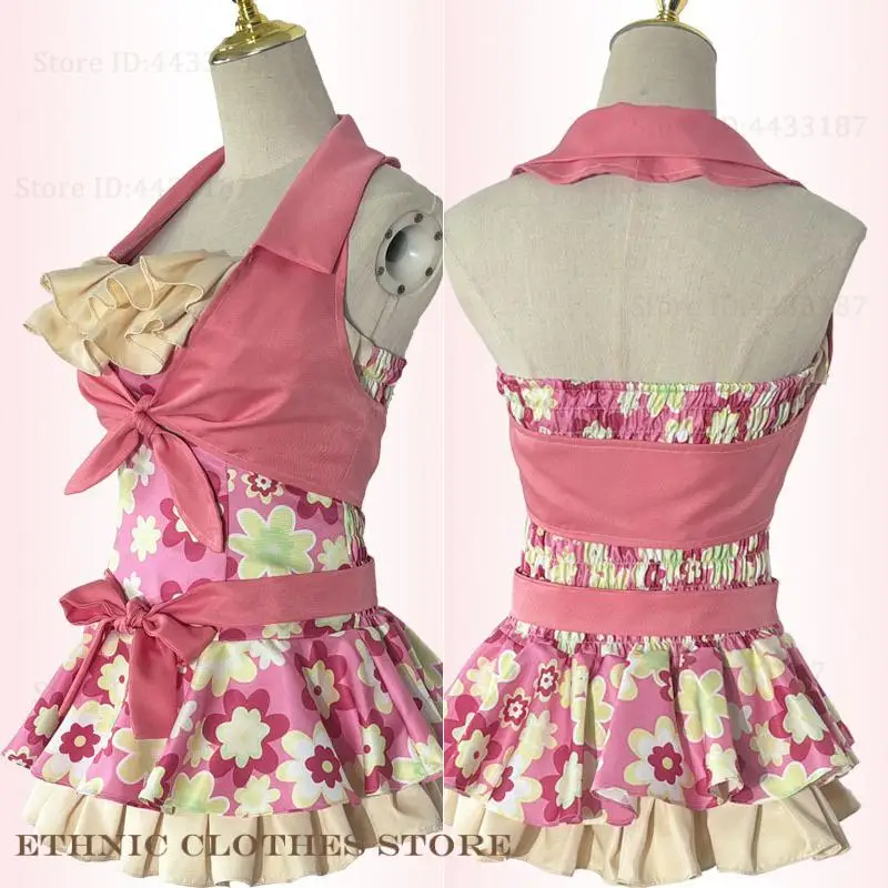 

Anime Hoshimiya Ichigo Cosplay Costume Swimsuit Suit Print Flower Outfit Lolita Dress Sexy Uniform Halloween Women Party Dress