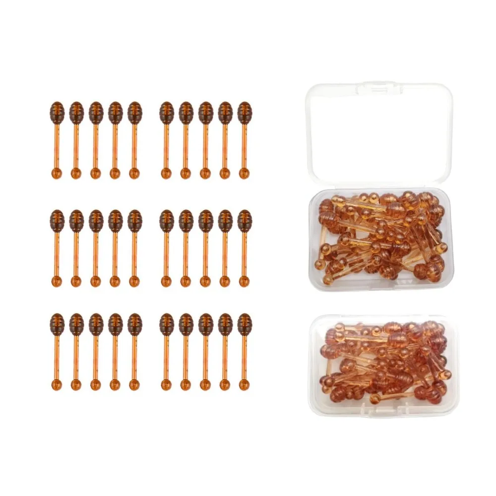 Mini Plastic Lip Applicator Sticks - Bundle of 30
